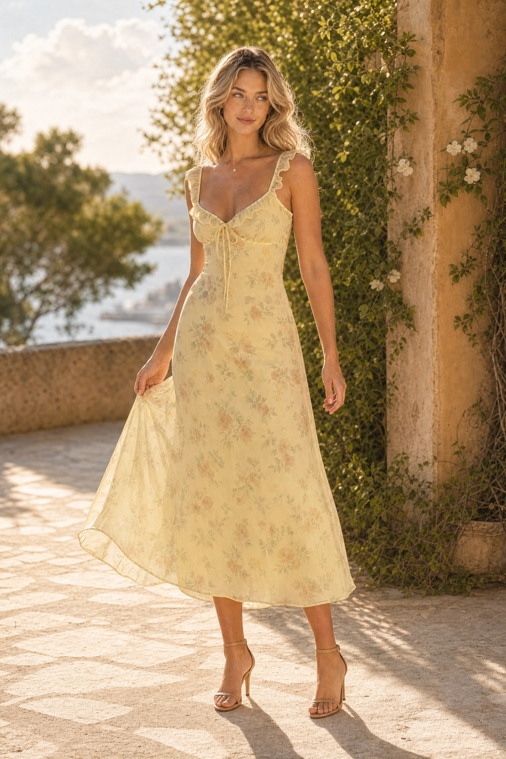 Robe Capri - Imprimé Floral